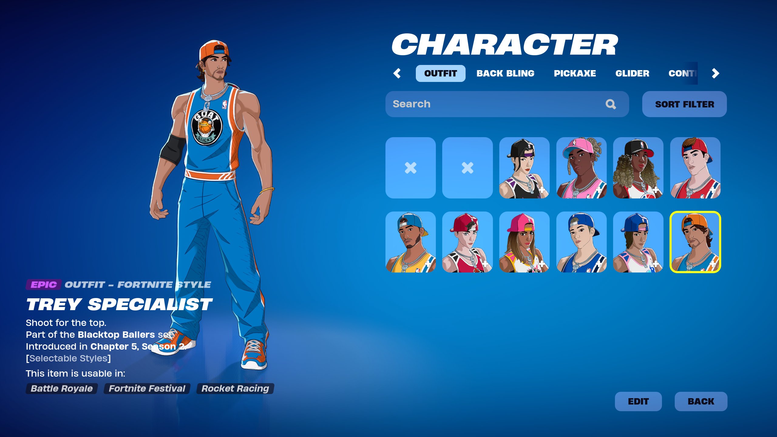 Fortnite X NBA in 2024