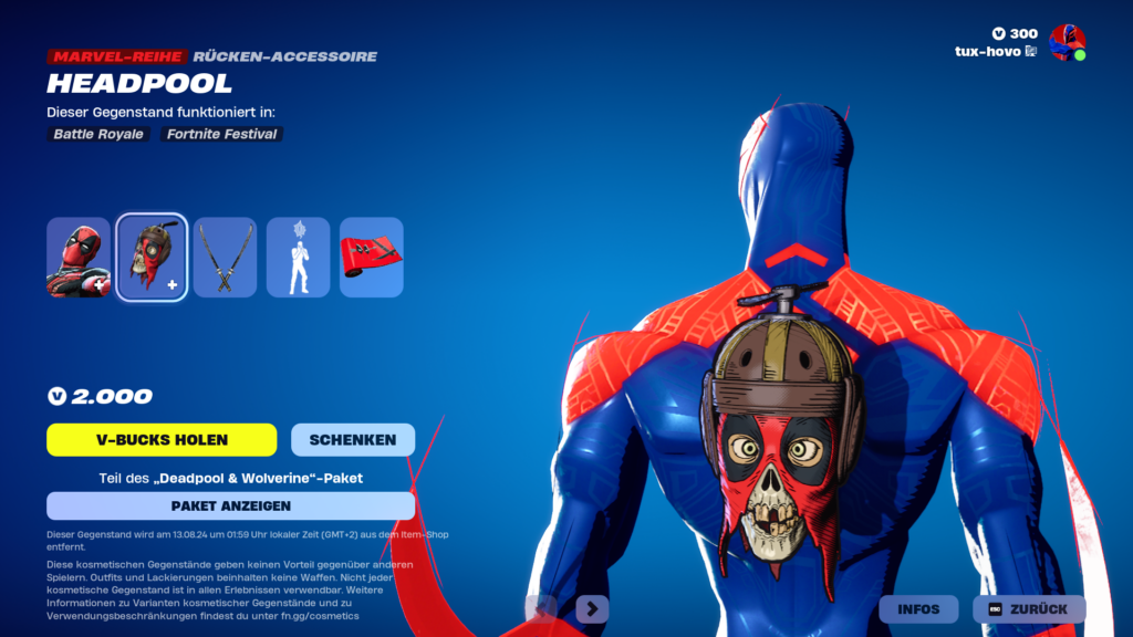 Deadpool Fortnite 2024