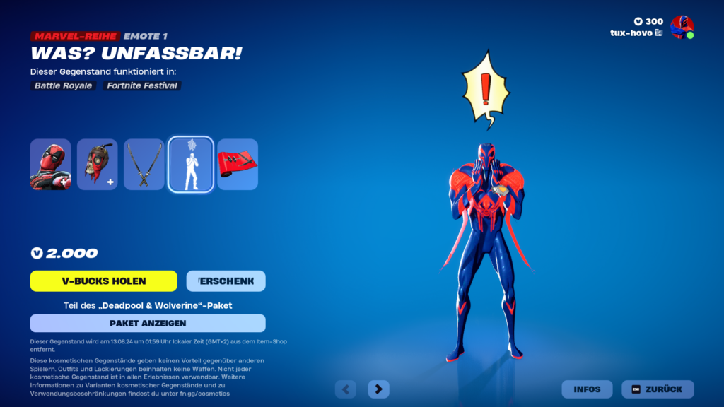 Deadpool Fortnite 2024