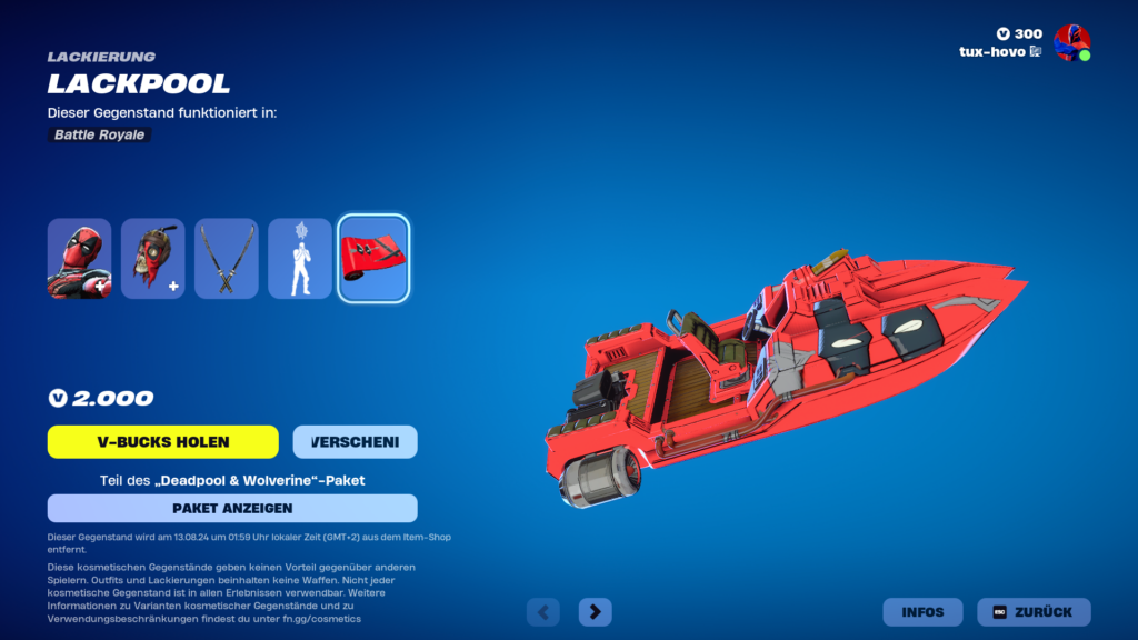 Deadpool Fortnite 2024