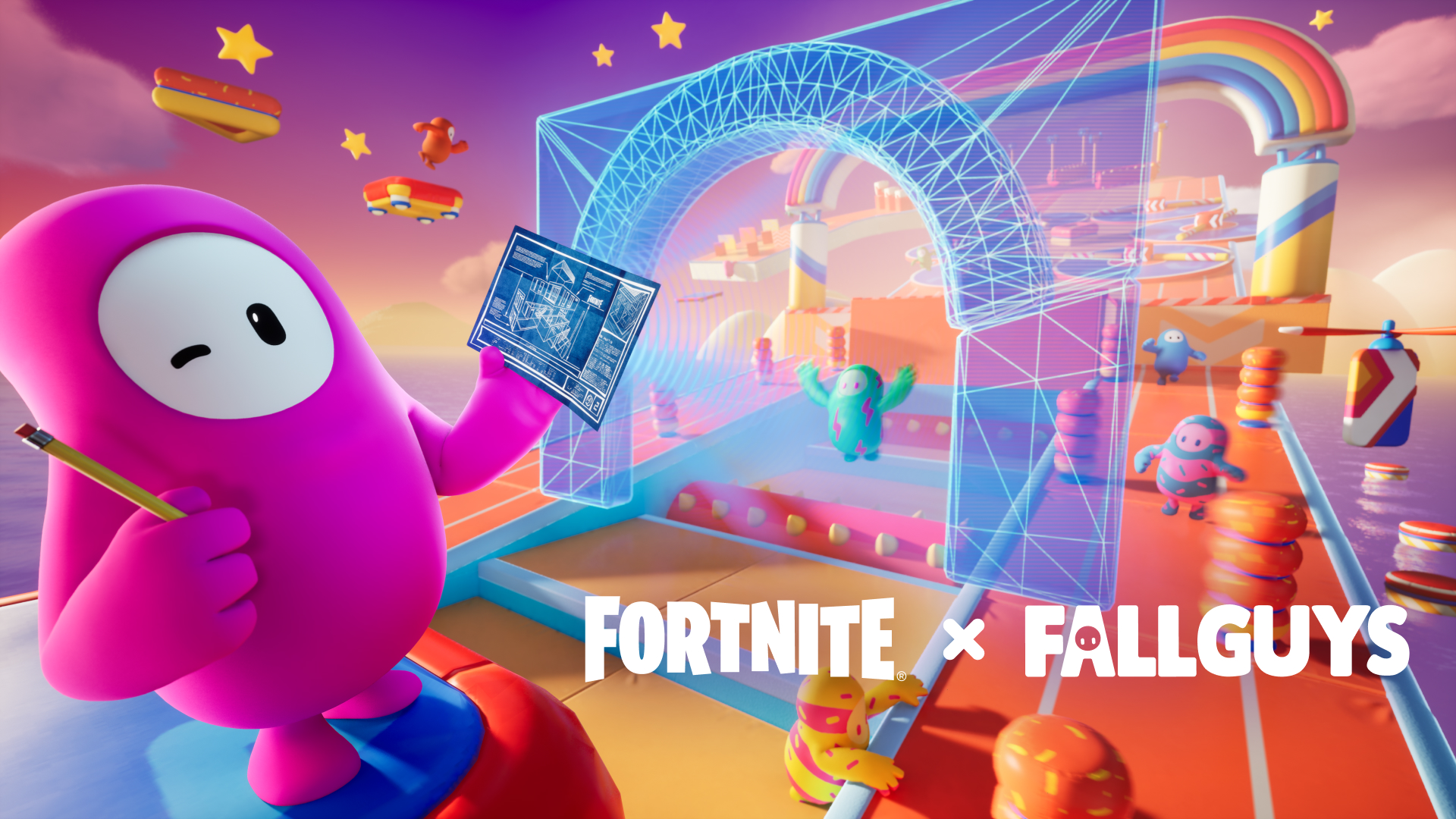 Wie spielt man Fall Guys in Fortnite
